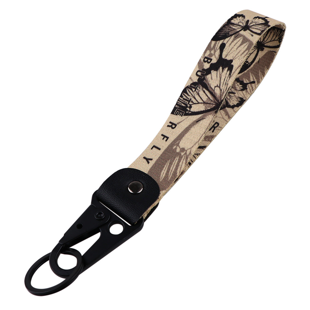 Schlüsselanhänger aus Leder mit Seil