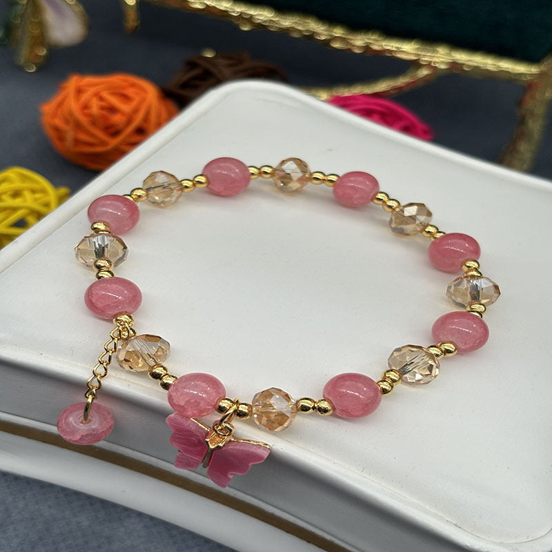 Neues Jade-Schmetterlings Armband