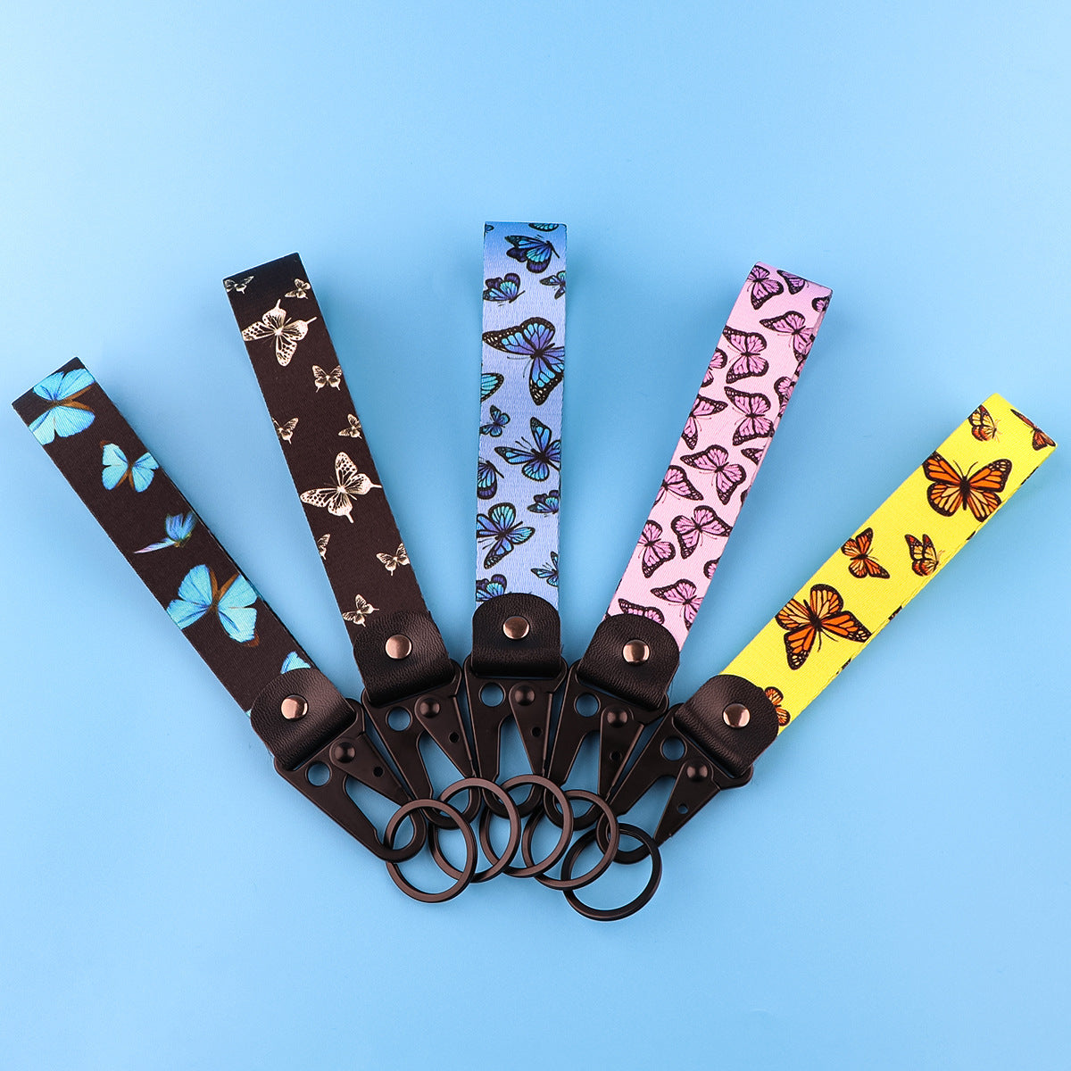 Schlüsselanhänger aus Leder mit Seil